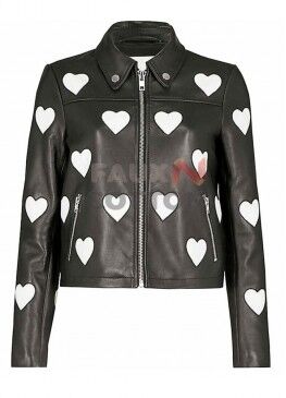 muguet ミュゲ heart pocket leather jacket muguet ミュゲ heart pocket leather jacket