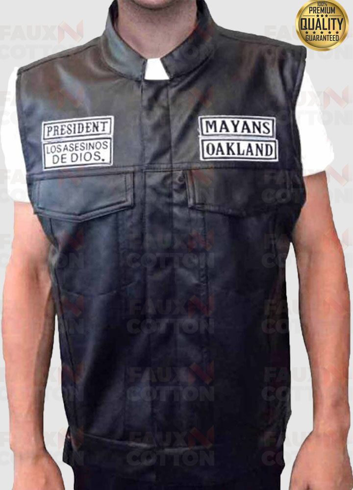 Angel Reyes Mayans Mc Jacket Buy Mayans Jd Pardo Leather Vest